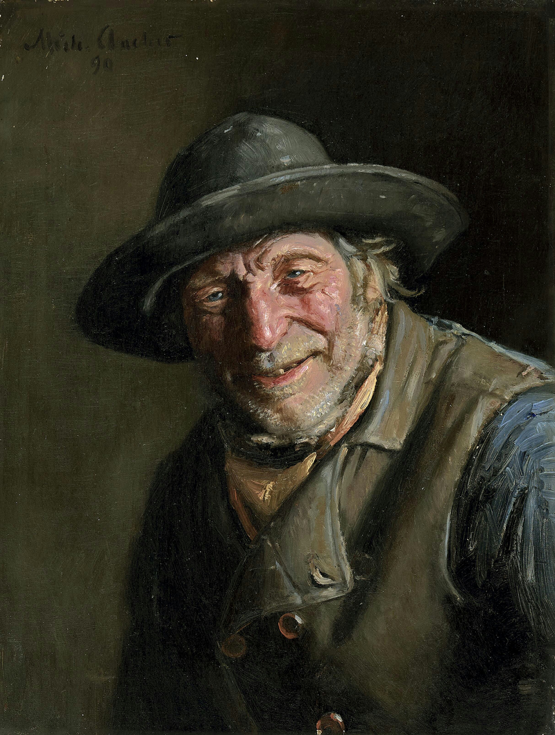 La vieja Serena. -Michael Peter Ancher