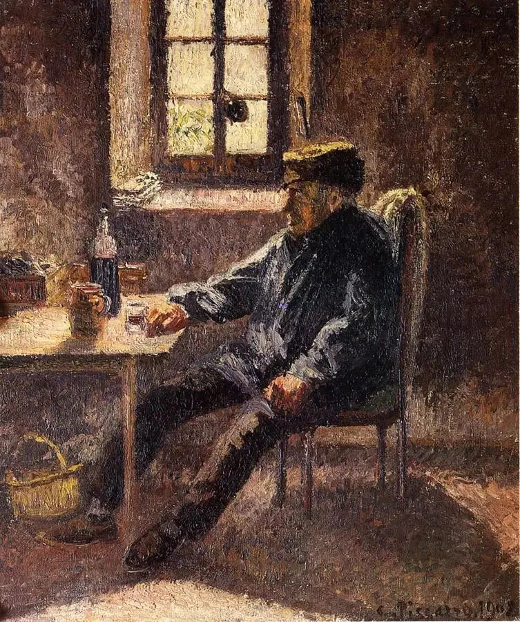 El Viejo Viñador, Moret - Camille Pissarro