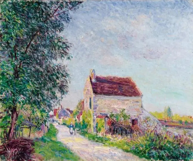 El pueblo de los Sablons - Alfred Sisley