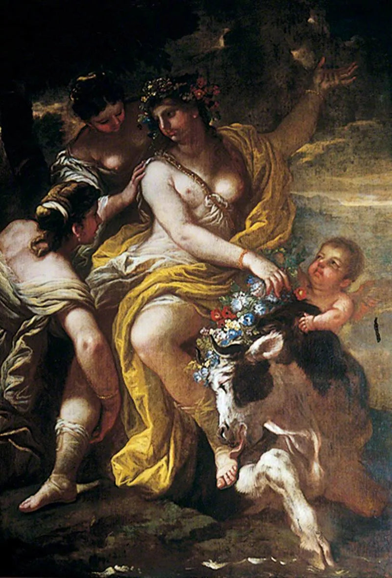 La violación de Europa - Luca Giordano