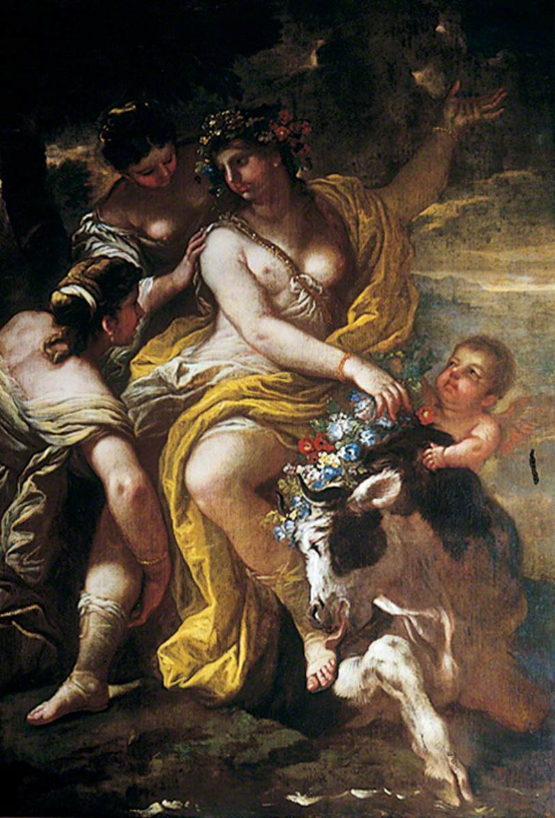 La violación de Europa - Luca Giordano