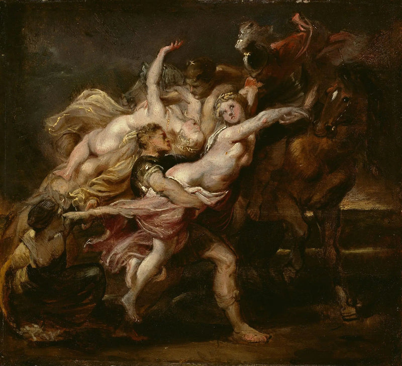 La violación de las chicas de Levkippos - Peter Paul Rubens