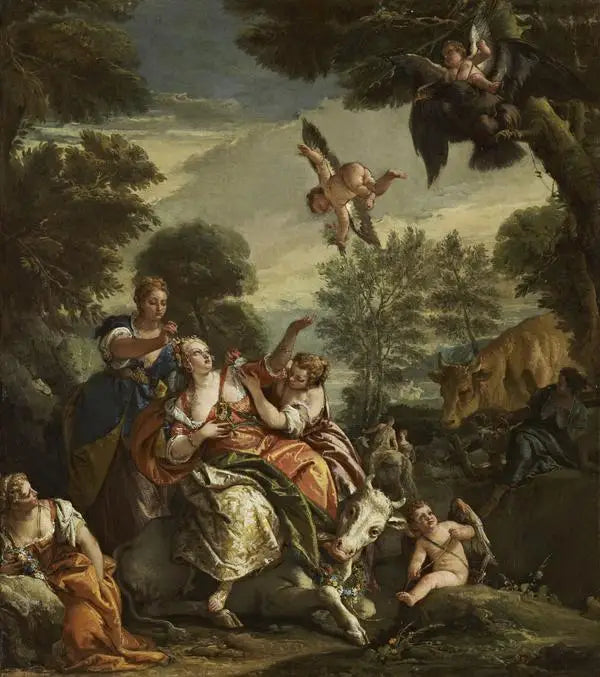La Violación de Europa - Giovanni Battista Tiepolo