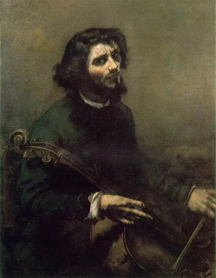 El violoncellista - Gustave Courbet