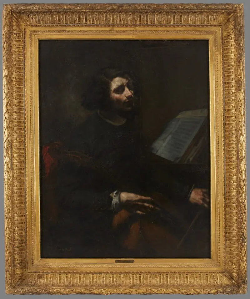 El violoncellista - Gustave Courbet