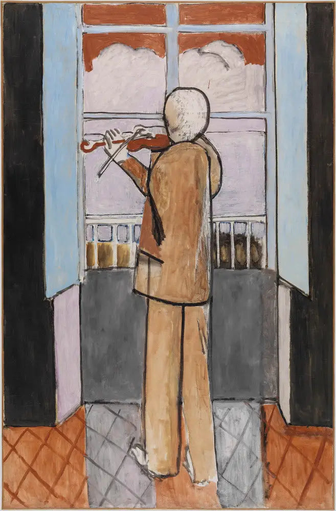 El Violinista en la ventana - Henri Matisse