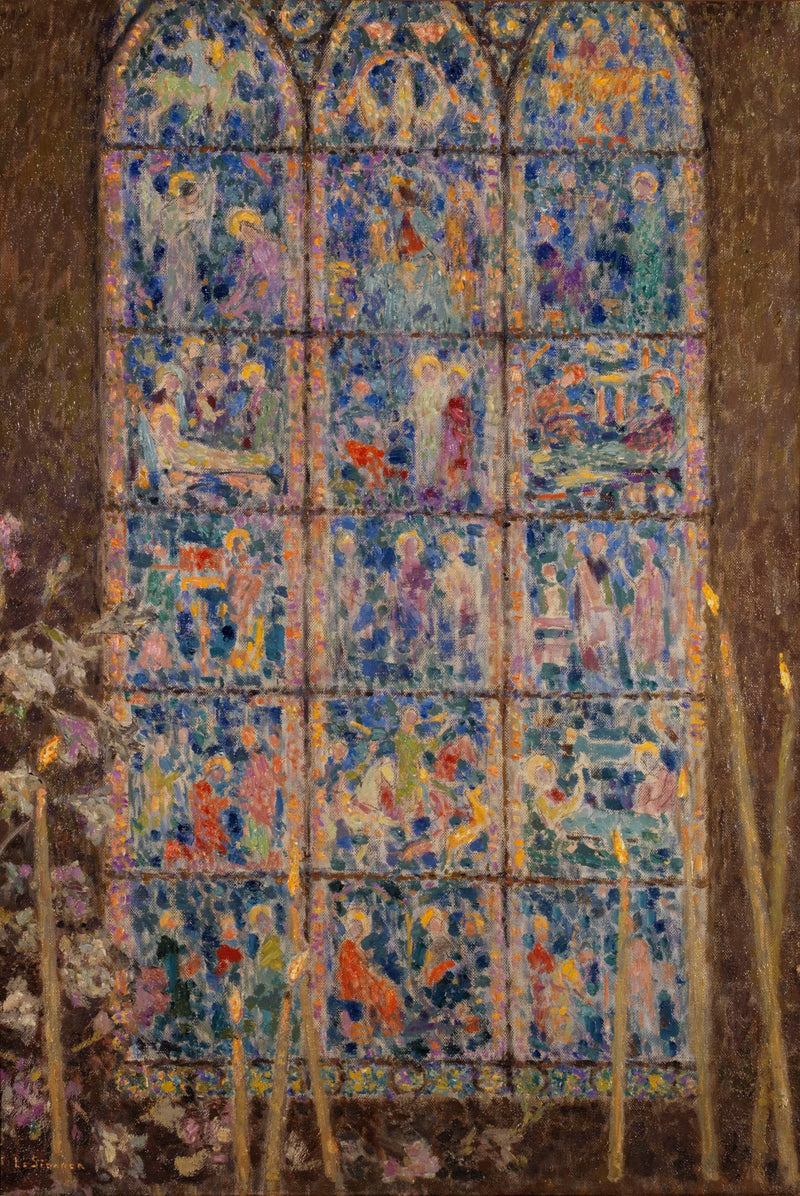 El vitral, Chartres - Henri Le Sidaner