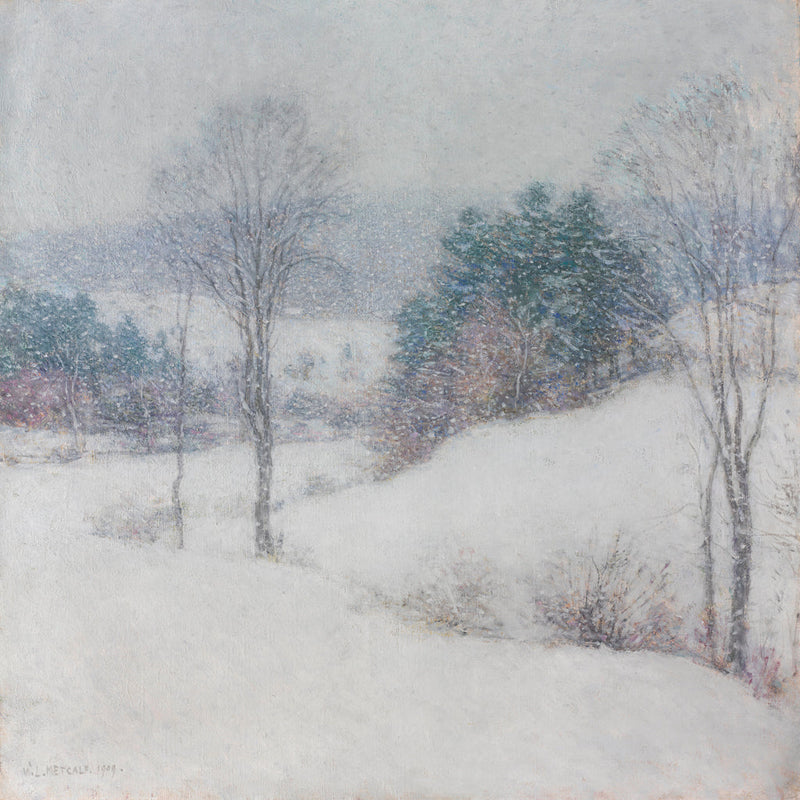 El velo blanco - Willard Metcalf