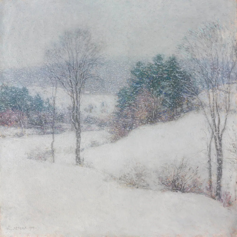 El velo blanco - Willard Metcalf