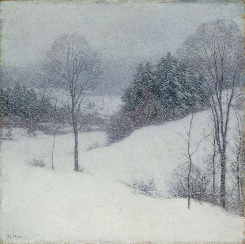 El velo blanco - Willard Metcalf