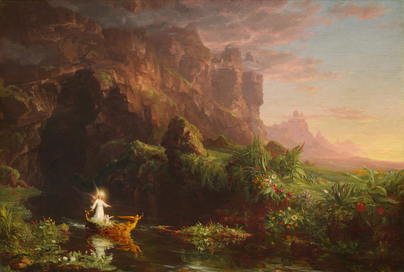 El viaje de la vida: infancia - Thomas Cole