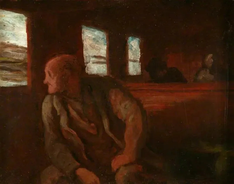 El vagón de tercera clase - Honoré Daumier