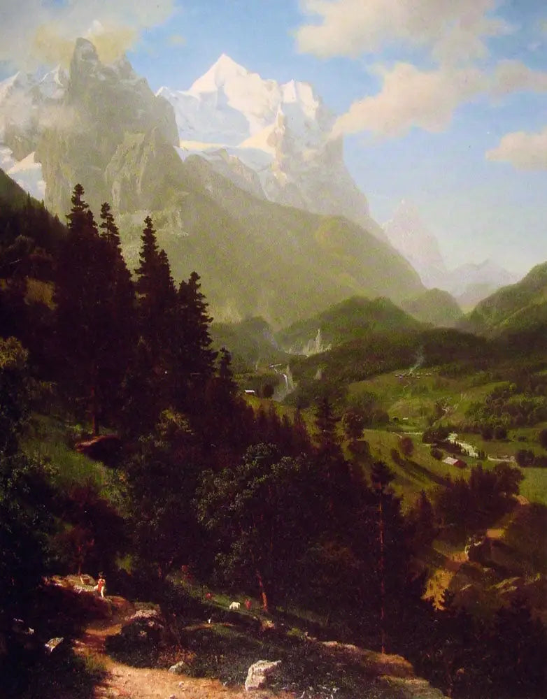 El Wetterhorn - Albert Bierstadt