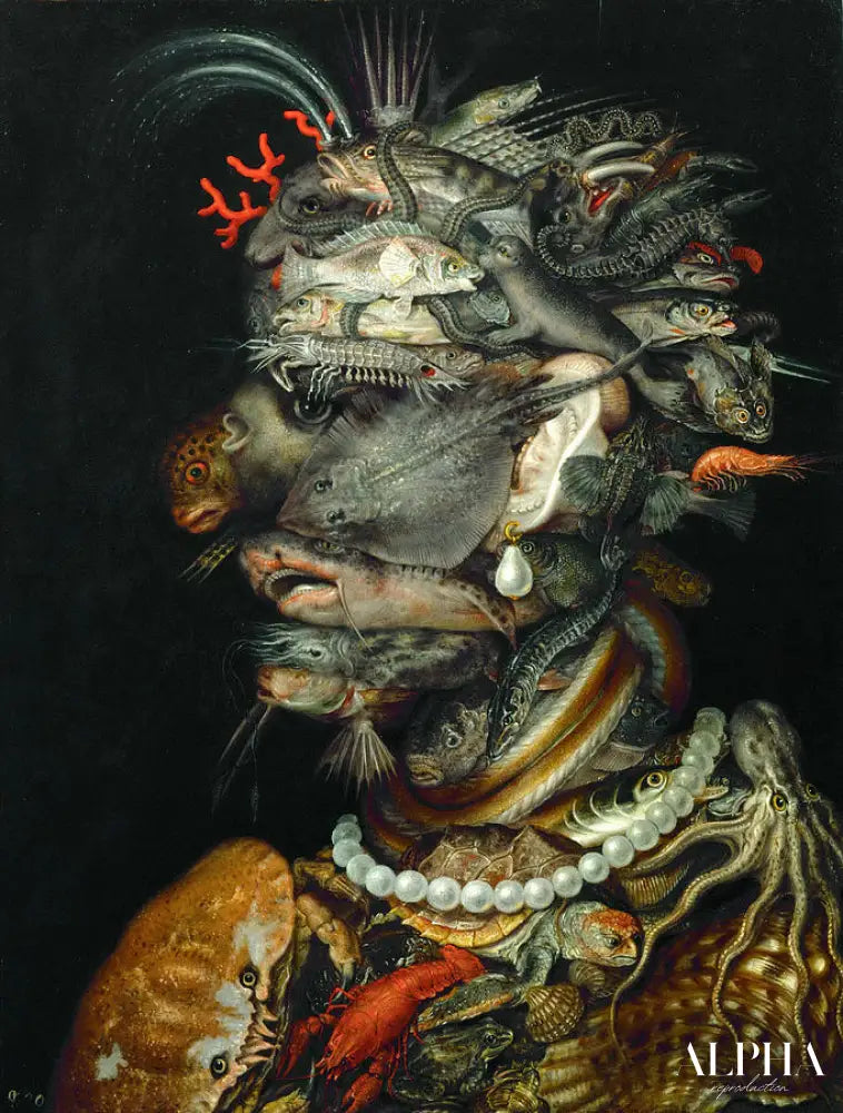 L'eau - Arcimboldo - Reproductions de tableaux et peintures haut de gamme