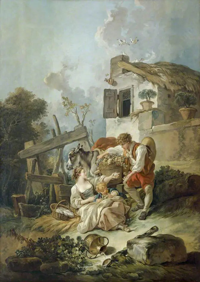 L’échange de produits - François Boucher - Alpha Reproduction