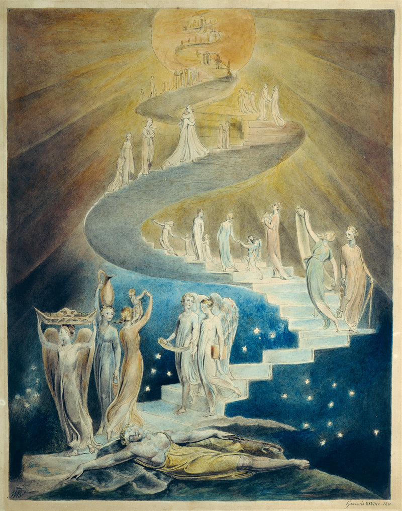 La escalera de Jacob - William Blake