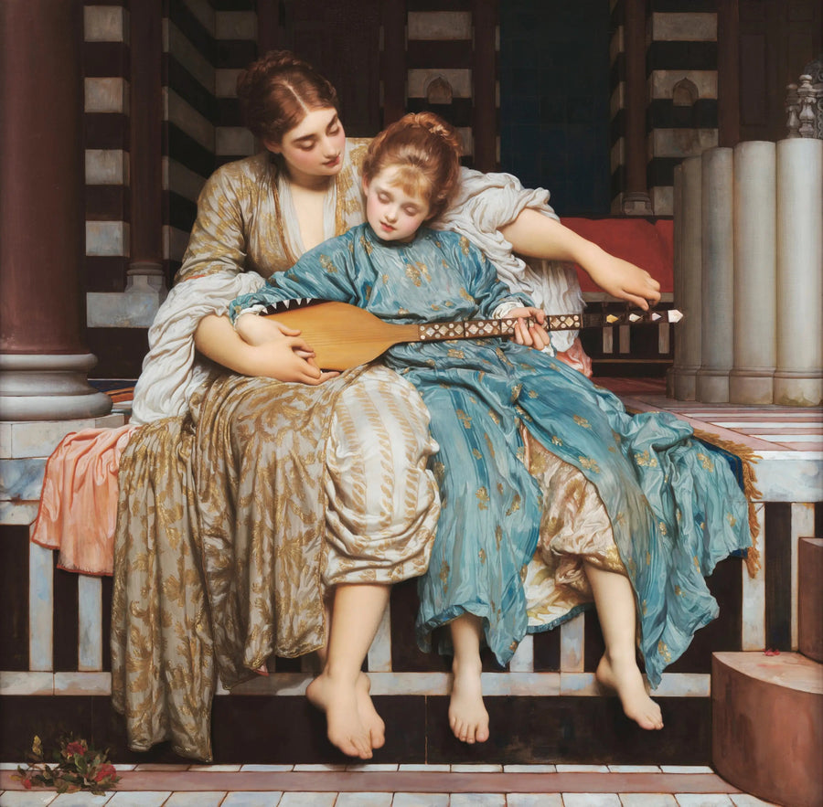 Lección de música - Frederic Leighton