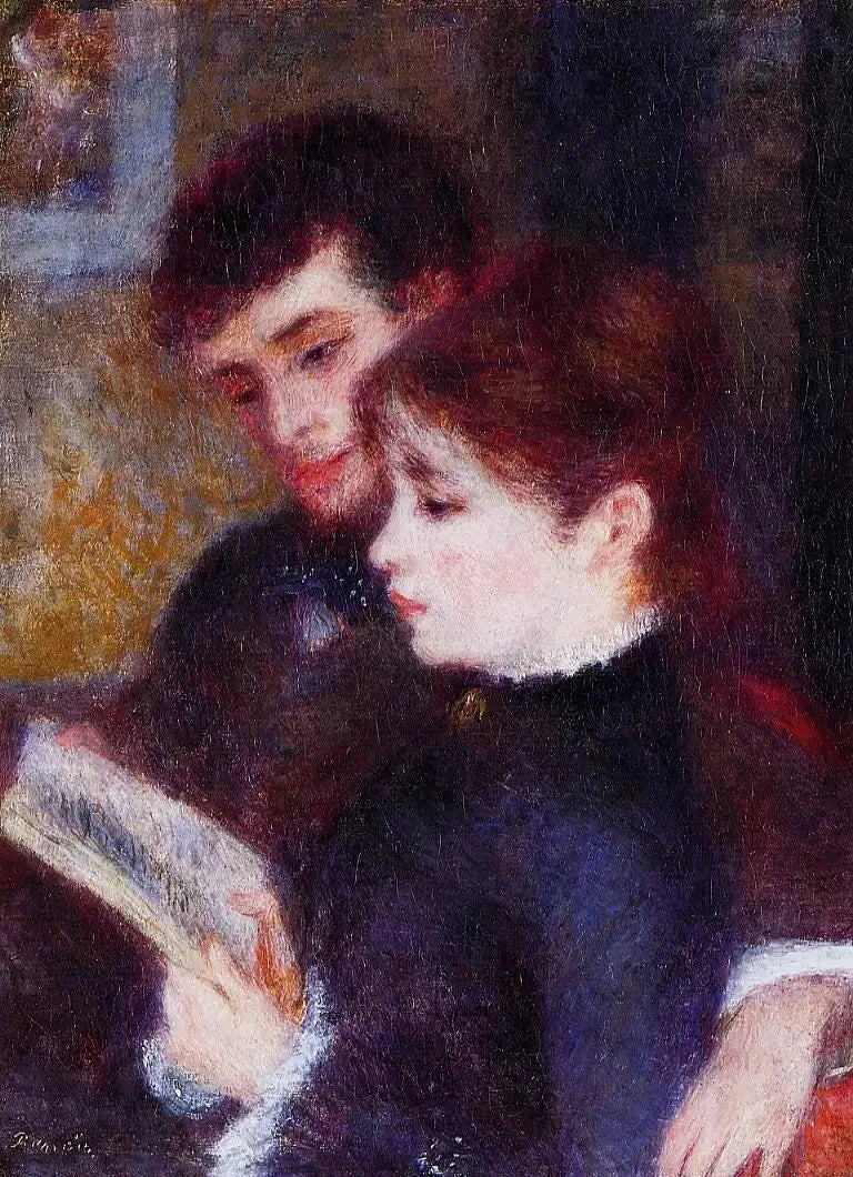 Lectura en pareja - Pierre-Auguste Renoir