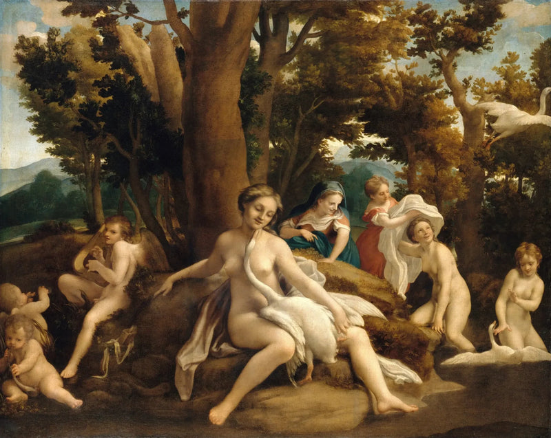 Leda y el Cisne - Antonio da Correggio