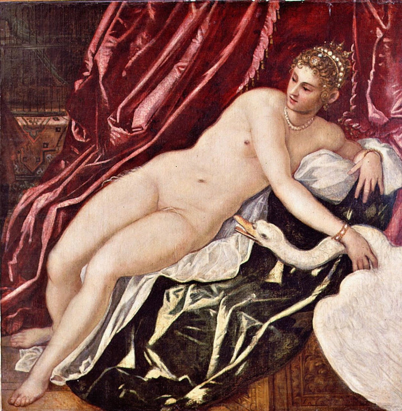 Leda y el cisne - Jacopo Tintoretto