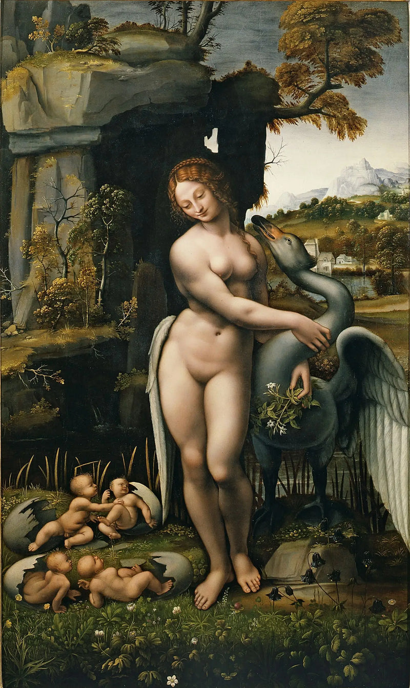 Leda y el Cisne - Leonardo da Vinci