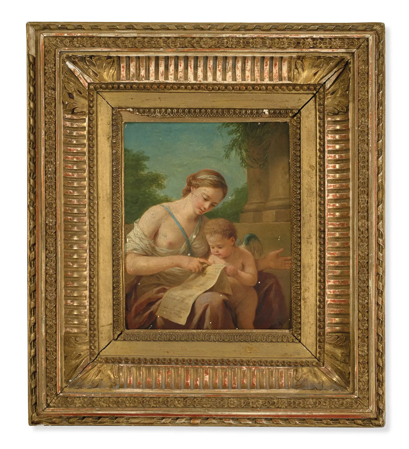 La educación de Cupido - Louis Jean François Lagrenée