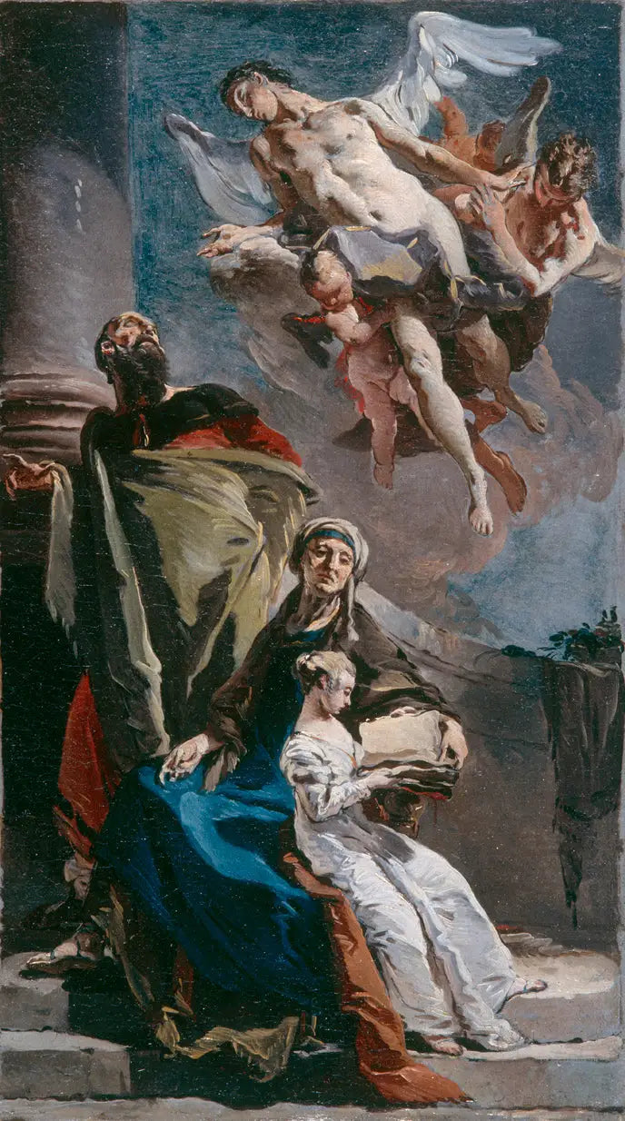 La educación de la Virgen - Giovanni Battista Tiepolo