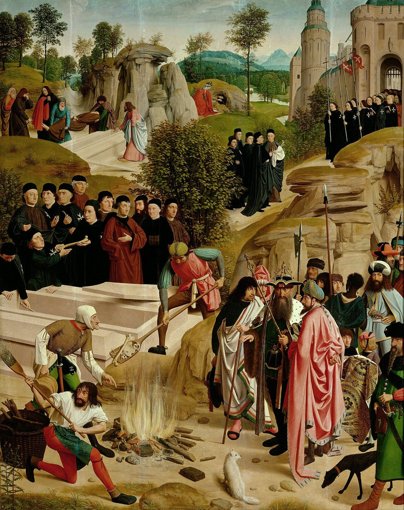 Leyenda de las reliquias de san Juan Bautista - Geertgen tot Sint Jans