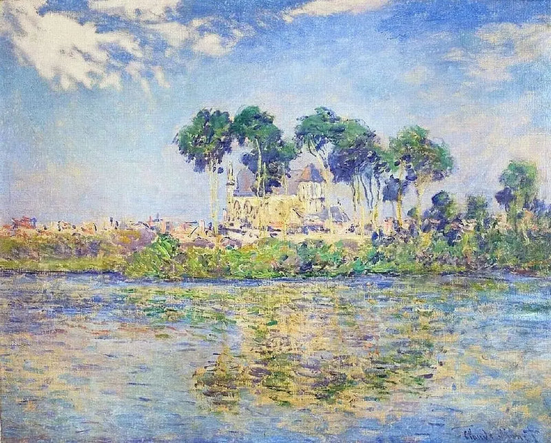 La iglesia de Vernon - Claude Monet