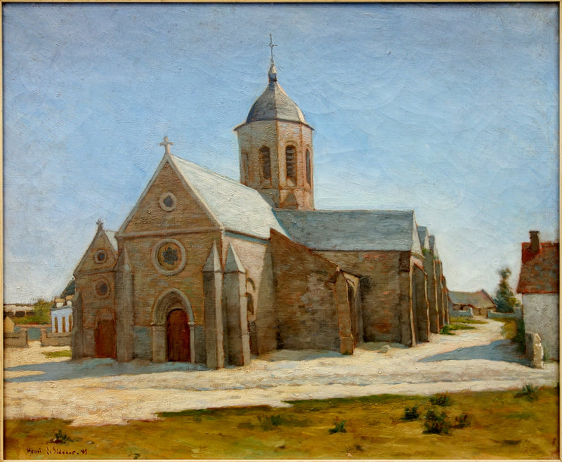La iglesia de San Miguel de Étaples - Henri Le Sidaner