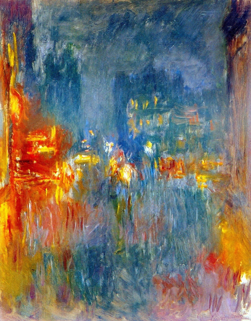 Leicester Square, de noche - Claude Monet