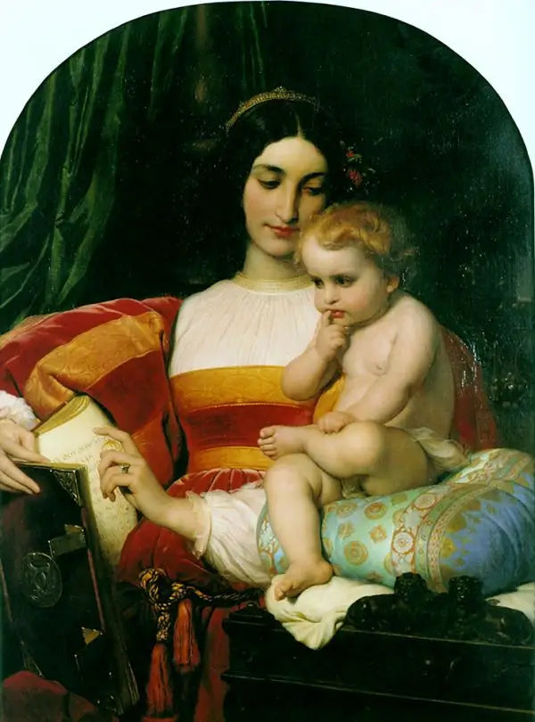 La infancia del pico de Mirandole - Paul Delaroche