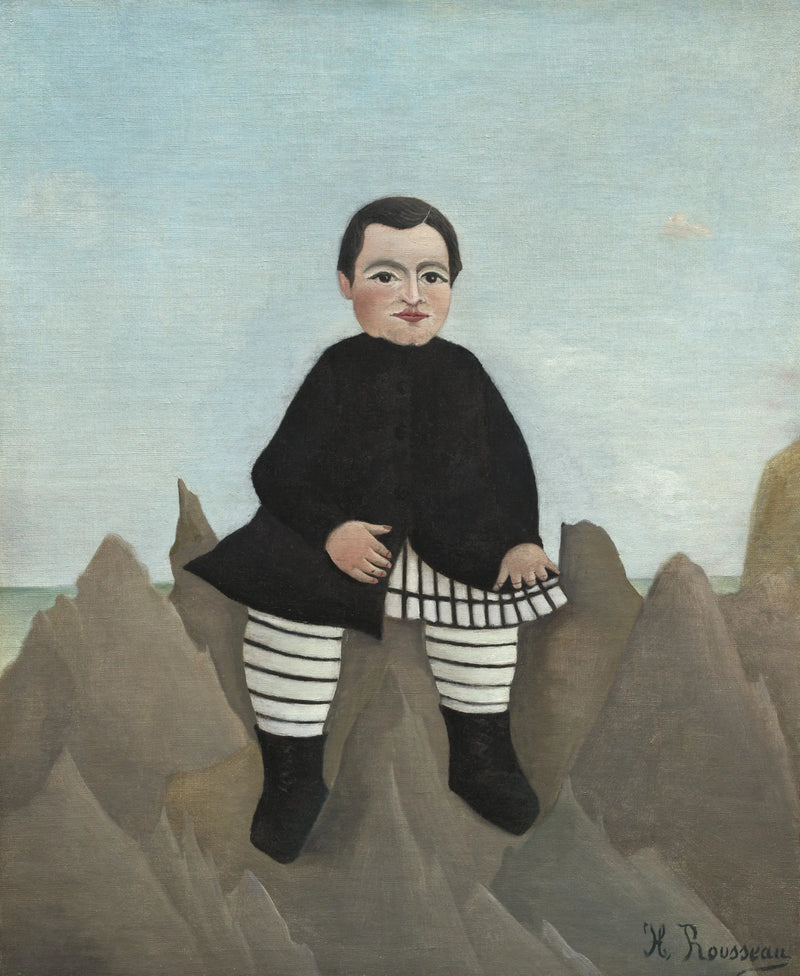 El niño de las rocas - Henri Rousseau