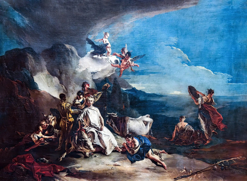 El secuestro de Europa - Giovanni Battista Tiepolo