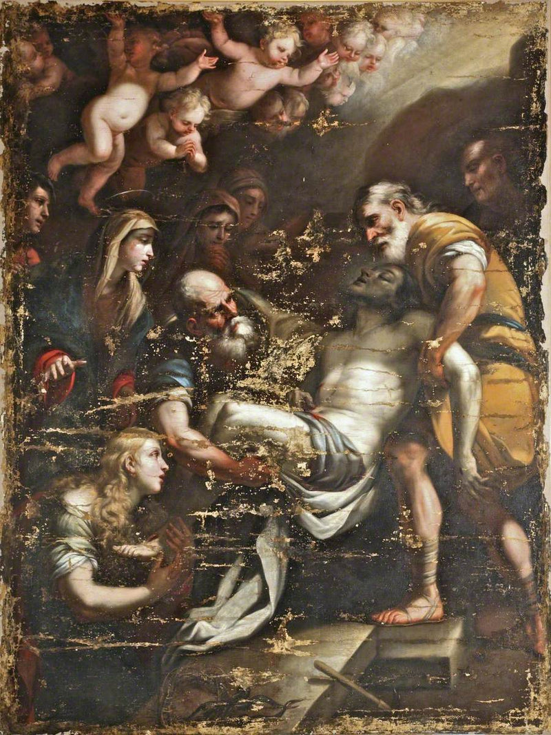 El entierro - Luca Giordano