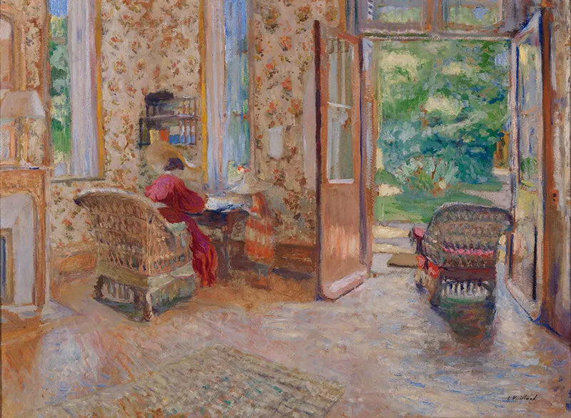 La entrada de la ciudad - Édouard Vuillard