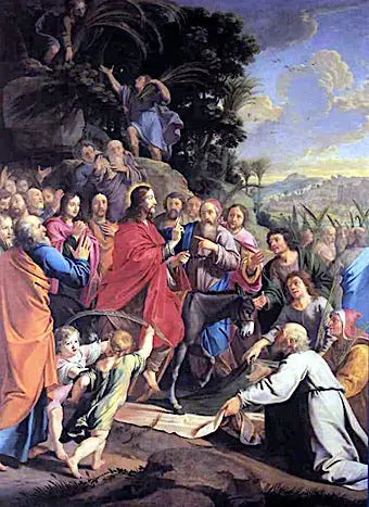 La entrada de Cristo en Jerusalén - Philippe de Champaigne