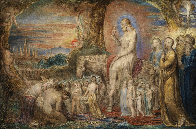 La entrada de Cristo en Jerusalén - William Blake
