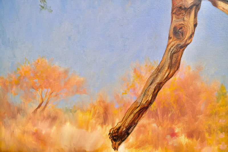 Leopardo en un árbol | 150 x 100 cm
