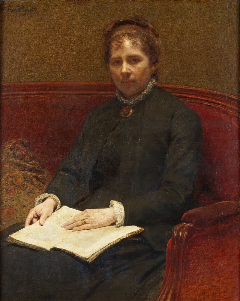 La esposa del artista - Henri Fantin-Latour