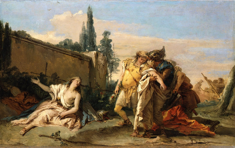 Los despedidos de Rinaldo a Armida - Giovanni Battista Tiepolo