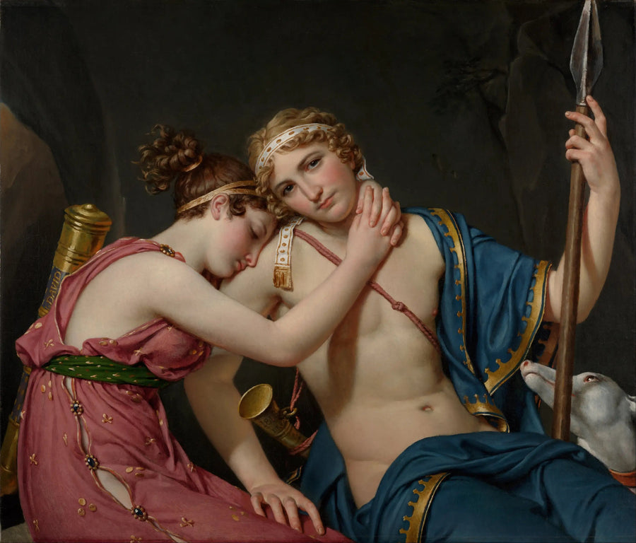 Las Despedidas de Telémaco y de Eucharis - Jacques-Louis David