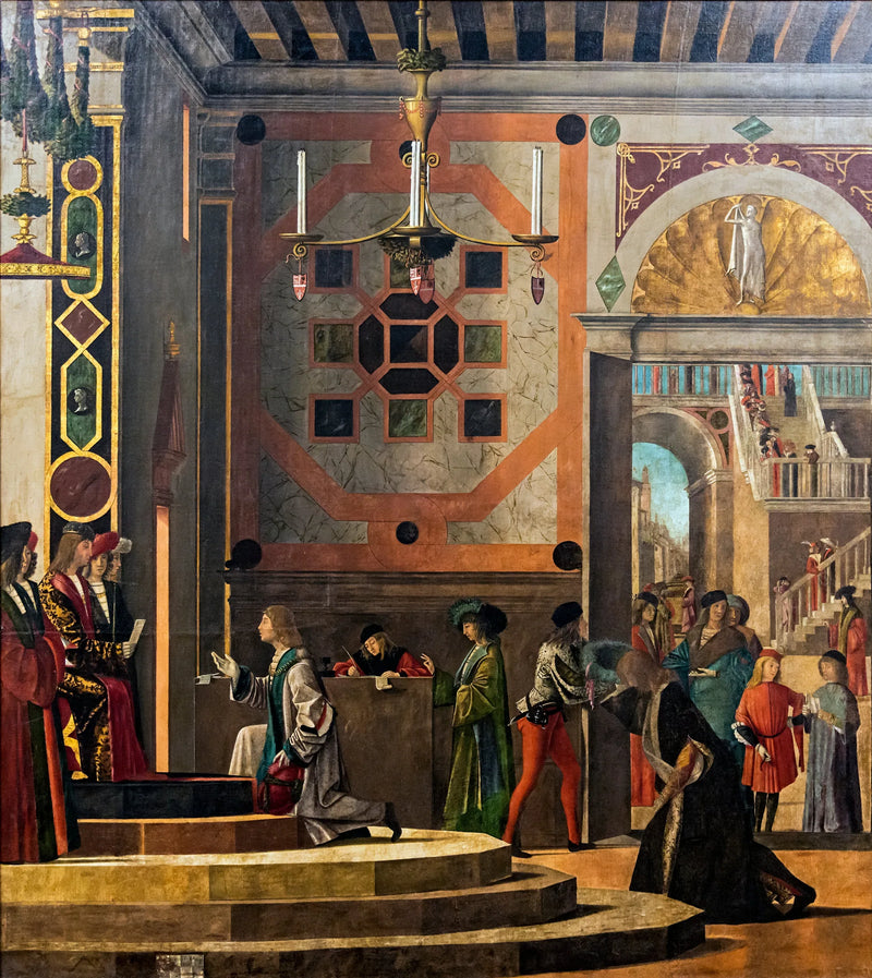 Los Despedidos de los Embajadores - Vittore Carpaccio