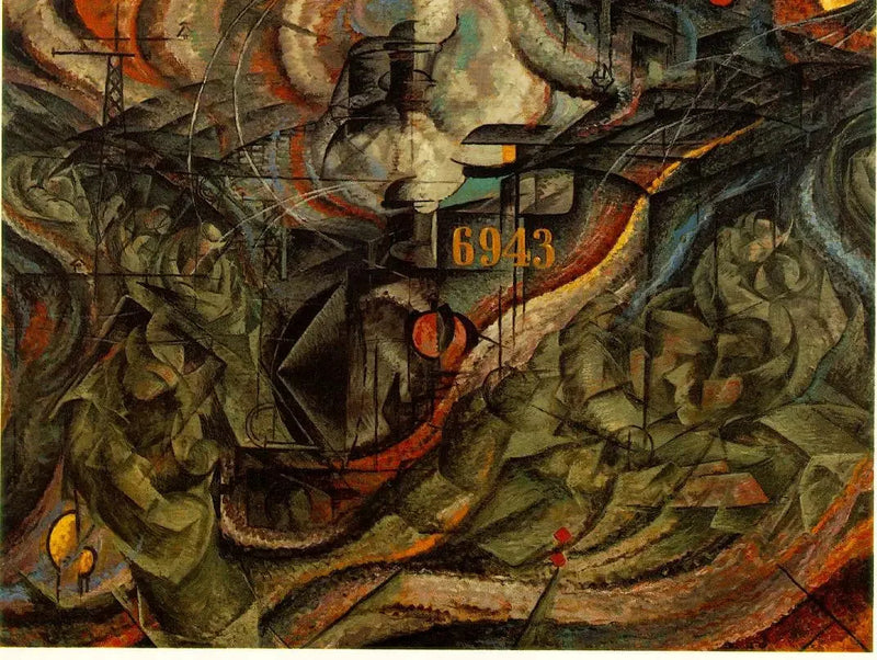 Los Despedidos - Umberto Boccioni