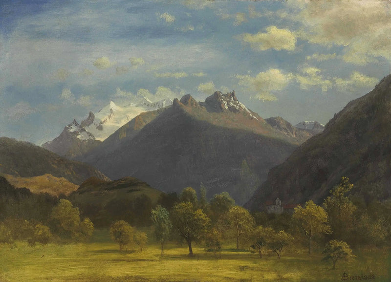 Los Alpes desde Viège - Albert Bierstadt