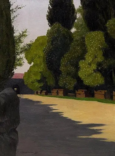 Los Alyscamps, sol de la mañana - Félix Vallotton