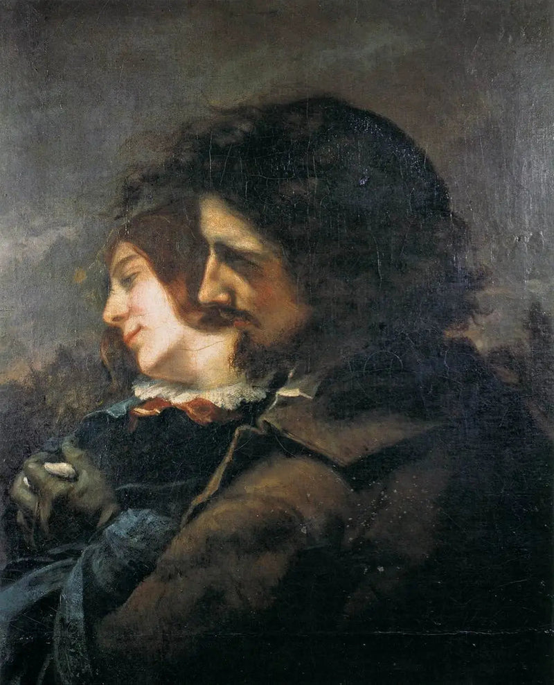 Los amantes felices - Gustave Courbet