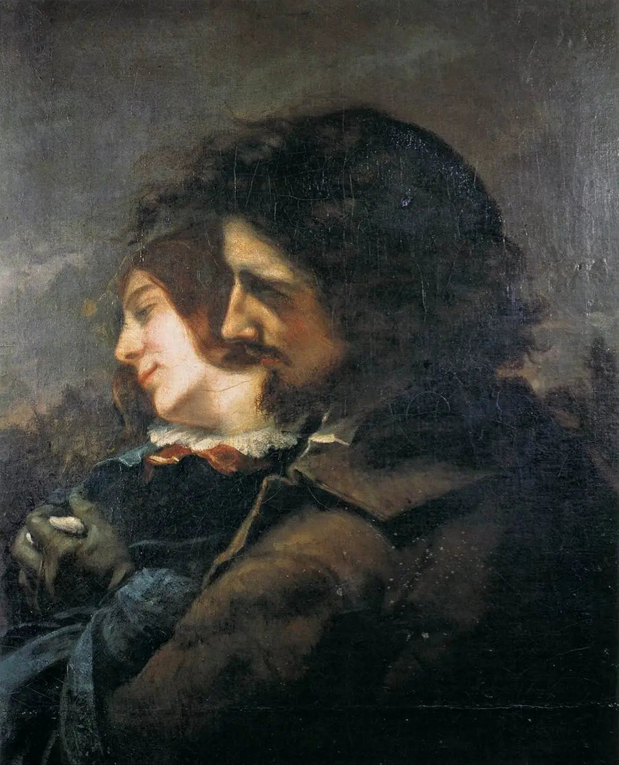 Los amantes felices - Gustave Courbet