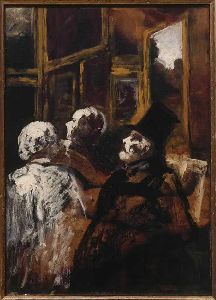 Los Amantes de los Cuadros - Honoré Daumier