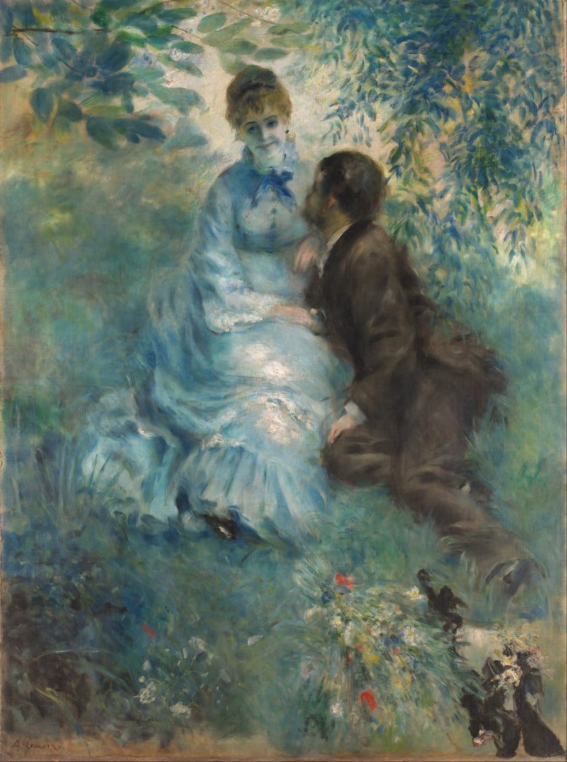 Los amantes - Pierre-Auguste Renoir
